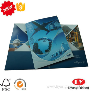 Paper file folder for office